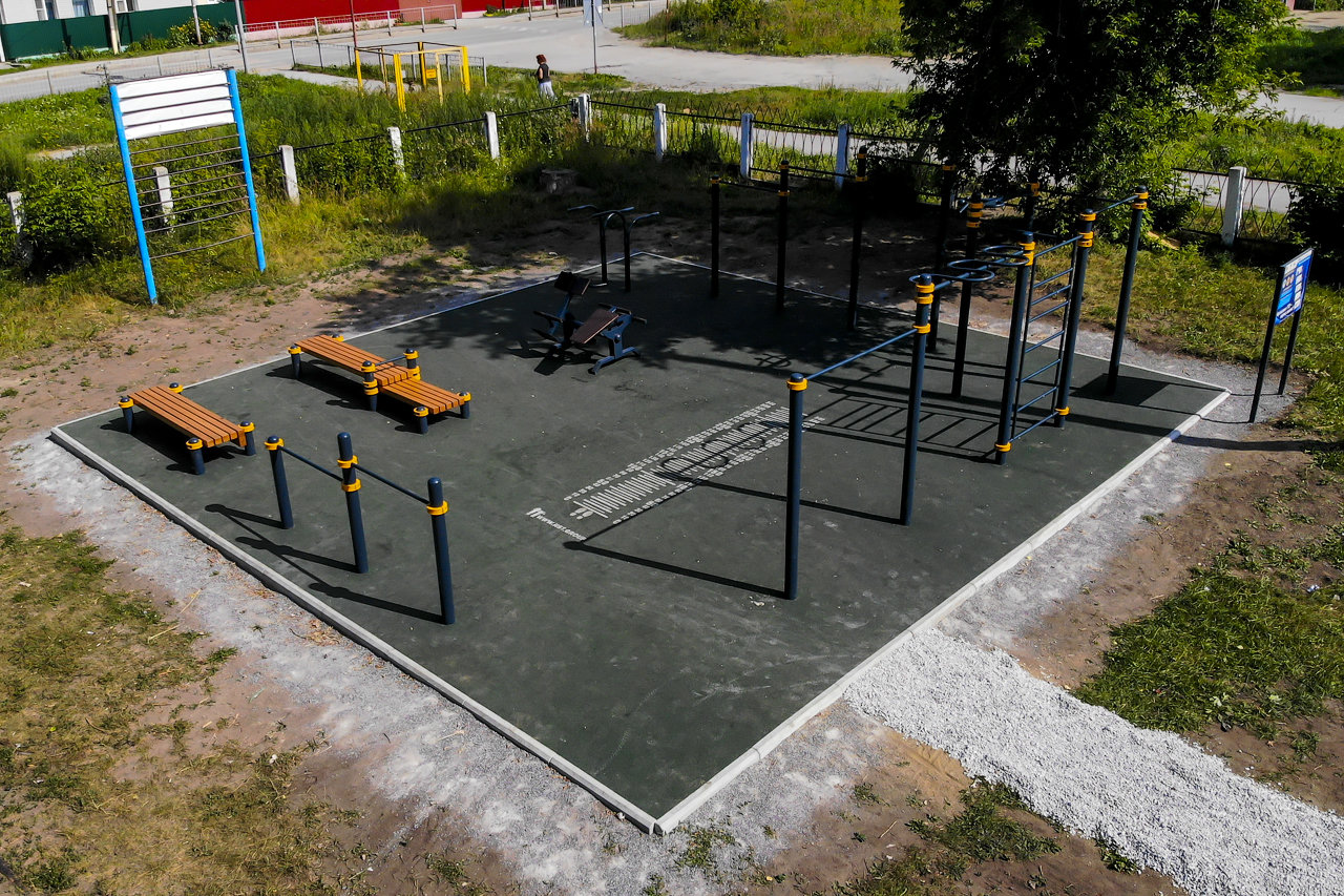 Спортивные школьные площадки в Искитиме